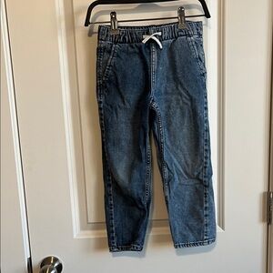H&M Kids Blue Jeans with White Drawstring